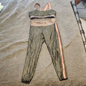 Show Me Your MuMu Olive and Pink Track Set